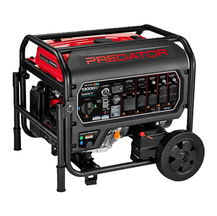 Generador portatil tri-combustible 13000W Predator